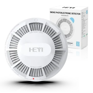 HY-620 EN14604 Conventional Photoelectric Notifier 433.92MHz Wireless Indoor Fire Alarm Remote Smoke Detector