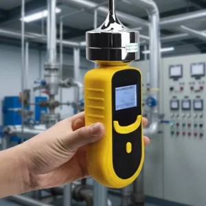 Hand-Pump Chlorine Gas Leak Detector, IP54, 0-20 ppm, Sound, Light and Vibration Alarm, 12-Hour Runtime
