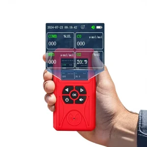 Handheld Explosion-Proof Oxygen and Combustible Gas Detector for Ammonia, Chlorine, Hydrogen Sulfide, and Carbon Monoxide