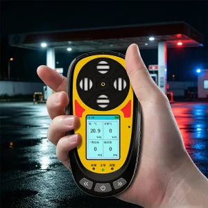 Handheld Portable 4 in 1 Sulfur Dioxide (SO2) Gas Detector for Spray Booth Painting Room Boiler Room Pharmaceutical Plant