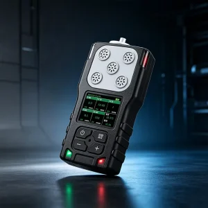 Handheld Portable 5 in 1 Hydrogen Cyanide (HCN) Gas Detector for Petroleum Extraction Coal Mine School Cargo Hold