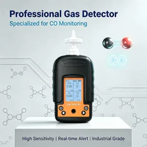Handheld Portable Toxic Gas Detector Multi-Gas Analyzer for CO Monitoring with Audible Visual Alarm Carbon Monoxide Detector
