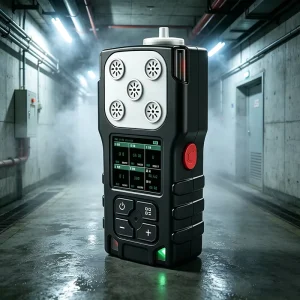 Handheld Pump 5-in-1 Carbon Monoxide (CO) Gas Detector for Spray Booth School Cargo Hold Hazardous Chemical Warehouse