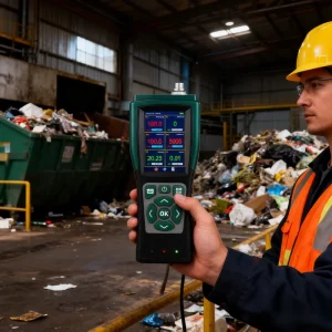 Handheld Pump-Suction 6-Gas Detector for CH4, O2, CO, H2S, CO2, and NH3 with Industrial Safety Monitoring