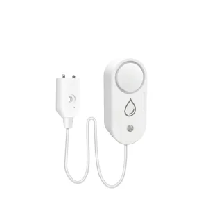 Haozee Zigbee Water Leak Detector 110dB Siren Alarm Flood Sensor Home Hotel Kitchen Bathroom Smart Life Z2M App Control 12 Month