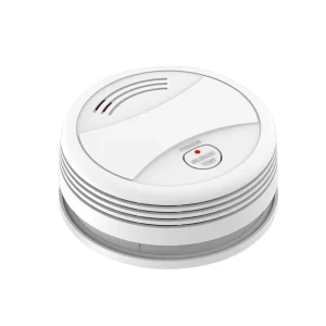 Heguang WiFi Smart Fire Smoke Alarm Detector Sensor Ceiling Mounted with High Pitched Siren for Smart Home Work with Smartlife