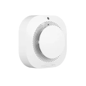 High-Decibel Plastic Wireless Smoke Detector with Remote Control 433.92MHz and 200m Range