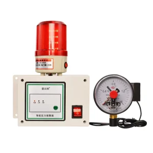 High Decibel Sound & Light Alarm Air Water Oil Pressure Silencer for Accurate High & Low Pressure Gauges