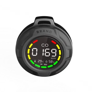 High Precision Carbon Monoxide Detector Portable CO Value Alarm Temperature and Humidity Display Travel Tent Special