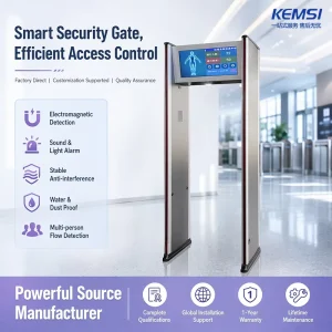 High-Precision Electromagnetic Dual-Alarm Metal Detection Archway with Waterproof Full-Body Scanning for Prisons and Courthouses