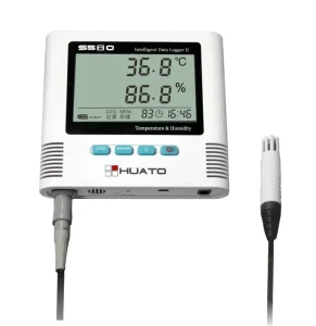 High-Precision Temperature and Humidity Recorder with SMS Alarm for Medicine and Warehouse