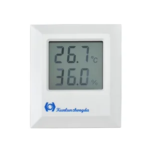 High Precision Wall Mounted Smart LCD Temperature Humidity Sensor Anti Interference Design for Server Room Warehouse Monitoring