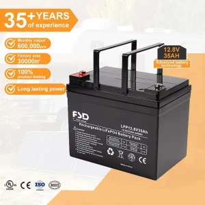 High Quality BMS Balancing Energy Storage Boats 12.8V 35Ah Rechargeable Lithium Ion Battery