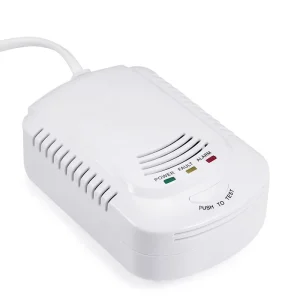 High Quality Gas Leak Detector for LPG LNG Natural CH4 Gas Leaking Voice Alarm CombustibleGas Leak Detector With Shut Off Valve