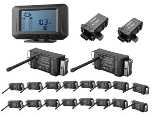 High Quality TIREMAGIC TD21 18 Wireless 18 Wheel Truck TPMS RS232 24V CE FCC RoHS Certified Tire Pressure Monitoring System for
