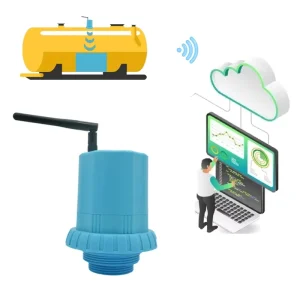 High Quality Wireless Ultrasonic Liquid Fuel Level Sensor Non Contact Water Level Meter Open Closed Tanks IoT Enabled 4G Lorawan