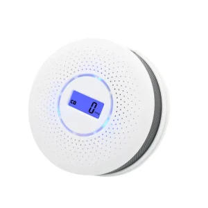 High Sensitive 85dB LCD Home Security Alarm Detector 2IN 1 for CO Gas & Smoke Carbon Monoxide Poisoning Indoor Application