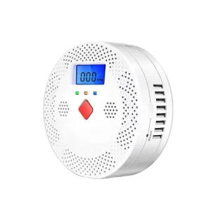 High Sensitive 85dB LCD Home Security Alarm Detector White 3 AAA Batteries CO Gas Smoke Carbon Monoxide Indoor