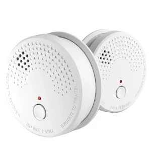 High Sensitivity Detector Dc 9v Battery Power Supply Independent Fire Alarm Smoke Detectors Device Photoelectric Smoke Alarm