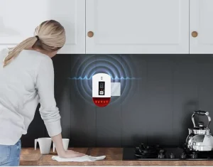 High Sensitivity Kitchen Gas Leak Detector AC220V Power Plug LPG Alarm Detector High Quality Smoke Detector