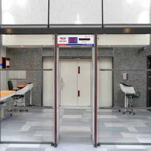 High Sensitivity ROHS Certified Walk Through Door Metal Detector Remote Control Security Guard Essential Protection