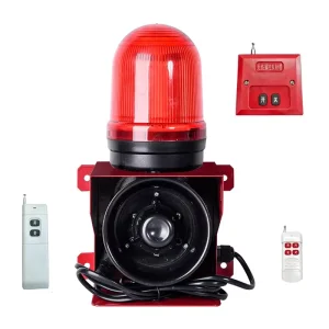 High-power Audible and Visual Alarm Light Waterproof Flashing High Decibel Adjustable Volume