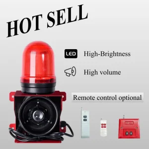 High power Source Factory Audible and Visual Warning Lights High Decibel Level and Robust Construction