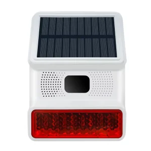 Home Alarm System Waterproof Outdoor Wireless 433MHz Portable High Decibel Loudness Solar Power Strobe Siren Burglar GSM Alarm