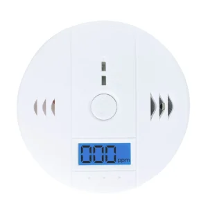 Home CO Carbon Monoxide and Smoke Gas Sensor Alarm with LCD Display for Kitchen