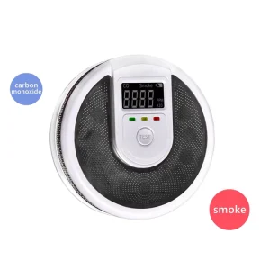 Home Carbon Monoxide and Smoke Detector Combo Alarm, 2-in-1