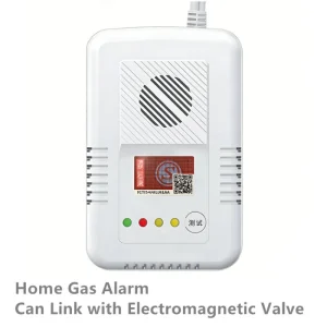 Home Gas Alarm with Automatic Control Solenoid Valve