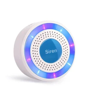 Home Light Alarm System 100-200m Detection Range App Remote Control Portable Design Adjustable Volume