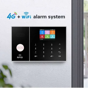 Home Security ABS Preset Mobile Phone Notification Anti Theft GSM GPRS 4G WiFi Tuya App Remote Control Alarm