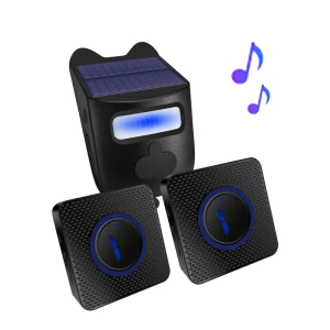 Home Security Alarm System Outdoor Waterproof Long Range Solar Driveway Alarm PIR Motion Sensor Doorbell Sound