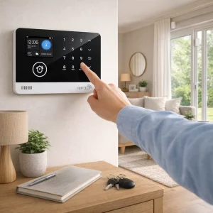 Home Security System Portable ABS Material Mobile Control with Safety Protection Wifi+4G GSM House Alarm