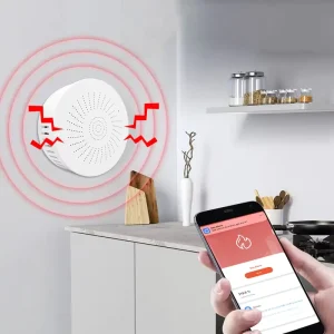 Home Security System Smart Combustible Gas Leak Detector 85dB Sound Light WIFI Smart Tuya Natural LPG Gas Sensor Alarm Detectors