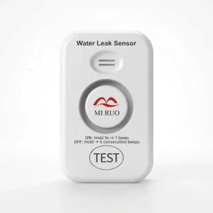 Home Security Water Leak Detector with Multi-Contact Sensor 24-Hour Sound Alarm
