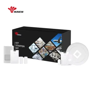 Home and Office Security Burglar Alarm System with Beacon, PIR Sensor, Bluetooth Gateway, and Asset Tag