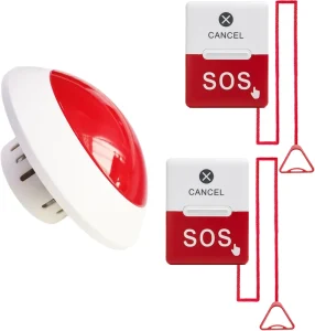Hospital Call Bell Emergency Toilet Alarm System for Disabled and Elderly Patients