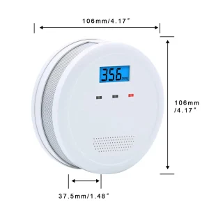 Household Carbon Monoxide Alarm with Screen Display