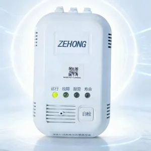 Household Combustible Gas Alarm with Audible and Visual Alerts