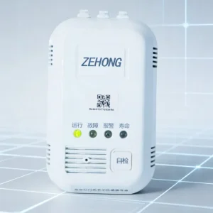 Household Combustible Gas Alarm with Real-Time Monitoring and Audible and Visual Alerts