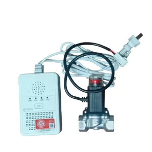Household Combustible Gas Detector with Solenoid Valve, Alarm, Ball Valve and GI Pipe Fittings
