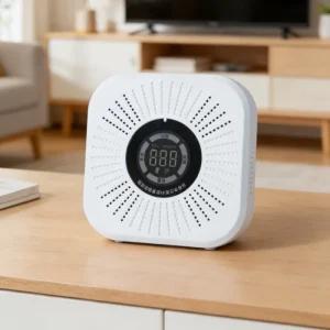 Household Gas Alarm for Home Kitchen with Real-Time Leak Monitoring and Audible/Visual Alarm