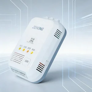 Household Gas Leak Alarm with Audible and Visual Alarm, Solenoid Valve and Fan Control