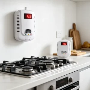 Household Kitchen Natural Gas Leak Detector Laser Sensor LPG CH4 Combustible Gas Detector