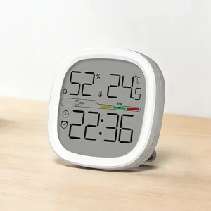 Household Smart Portable Indoor Temperature and Humidity Monitor LCD Mini Sensor Alarm