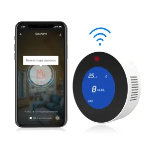 Household Tuya Wifi lpg Gas CH4 Biogas Methane Natural Gas Leakage Alarm Detector