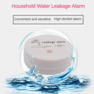 Household Water Leakage Alarm 90dB Waterproof Water Sensor for Kitchen Bathroom Laundry