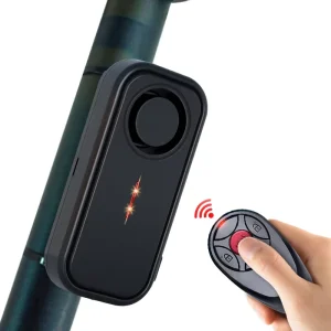 IP66 Waterproof 113dB Vehicle and Bike Alarm with Motion Detector, LED Warning Light, and Remote Control